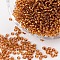 (Repacking Service Available) 6/0 Glass Seed Beads, Silver Lined Round Hole, Round, Dark Gooldenrod, 4mm, Hole: 1.5mm, about 12G/bag