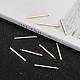 真鍮チャーム  ラックめっき  長方形  ライトゴールド  30x2x2mm  穴：1mm&nbsp;KK-D510-02KCG-5