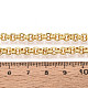 Brass Ring Link Chains&nbsp;CHC-T018-35G-3