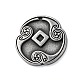 Rune Letters Alloy Pendants&nbsp;PALLOY-S193-01AS-23-1