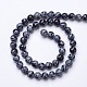 Natural Snowflake Obsidian Beads Strands&nbsp;G-D855-11-8mm-2