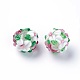 Handmade Bumpy Lampwork Beads&nbsp;LAMP-E021-07G-1