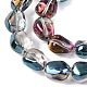 Electroplate Glass Beads Strands&nbsp;EGLA-T021-08H-3