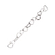 304 Stainless Steel Cross Chains Extender&nbsp;FIND-JF00136-3