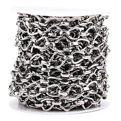Alloy Teardrop with Twining Chains&nbsp;LCHA-T001-12P