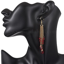 Teardrop 304 Stainless Steel Dangle Earrings&nbsp;EJEW-JE06926