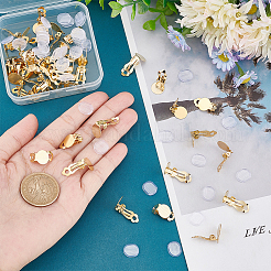 40Pcs 2 Size 304 Stainless Steel Clip-on Earring Findings&nbsp;STAS-UN0040-61