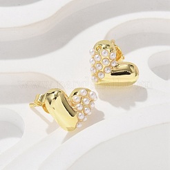 Brass Stud Earrings&nbsp;EJEW-F359-11G