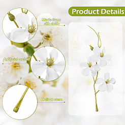 30Pcs Cloth Artificial Plum Blossom Branch&nbsp;AJEW-SC0031-60A