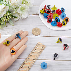 80 Sets 10 Style Plastic Doll Eyes&nbsp;DIY-GF0008-63