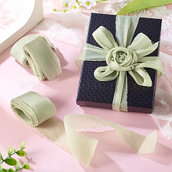 3 Rolls Frayed Polyester Ribbon&nbsp;OCOR-TA0002-97B
