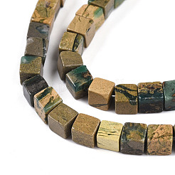 Natural Verdite Stone Beads Strands&nbsp;G-T140-47B