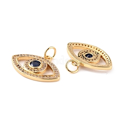 Brass Micro Pave Cubic Zironia Pendants&nbsp;KK-D065-11G