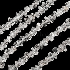 天然ハーキマーダイヤモンドビーズ連売り  チップ  5~8x3~4x3~4mm  穴：0.8mm  約142~146個/連  15.67''（39.8センチメートル）&nbsp;GG-CBA8084-04