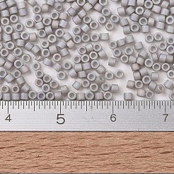 MIYUKIデリカビーズ  シリンダー  日本製シードビーズ  11/0  （db1528)マット不透明ライトスモークab  1.3x1.6mm  穴：0.8mm  約10000個/袋  50 G /袋&nbsp;SEED-X0054-DB1528