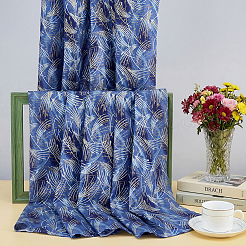 Fish Scales Pattern Cotton Fabric&nbsp;DIY-WH0622-777D