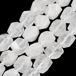 Natural Quartz Crystal Beads Strands&nbsp;GG-CBAF8A8-A14-01