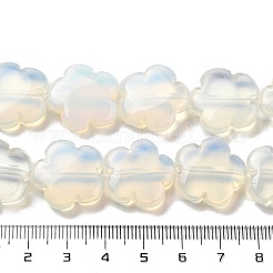 オパールビーズ連売り  花  20x20x6mm  穴：1.4mm  約20個/連  14.57~14.96インチ（37~38cm）&nbsp;G-F769-E01-02