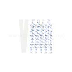 長方形の布製汗止めライナー  帽子用  リネン  265x28x4mm&nbsp;DIY-WH0632-35B-02