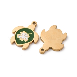 304 Stainless Steel Enamel Charms&nbsp;STAS-U060-02G-04
