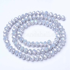 Electroplate Glass Beads Strands&nbsp;EGLA-A034-P1mm-B11