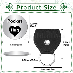 2Pcs 2 Style PU Leather Guitar Clip&nbsp;AJEW-CN0001-21-014