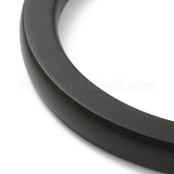 Black Wood Round Ring Bag Handles&nbsp;FIND-WH0129-09B