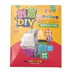 子供向けのポリマー粘土のDIY工芸品  カラフル  81.5x32x9.5mm&nbsp;X-CLAY-T005-18