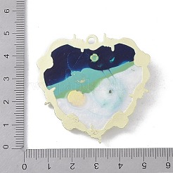 Rack Plating Alloy Enamel Pendants&nbsp;FIND-I038-16C