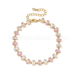 Brass Link Chain Bracelets&nbsp;BJEW-D378-06G