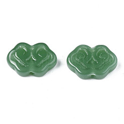 Imitation Jade Glass Beads&nbsp;GLAA-S054-012A