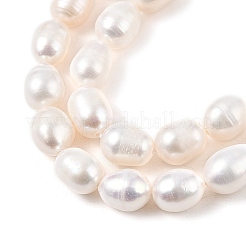 Natural Cultured Freshwater Pearl Beads Strands&nbsp;PEAR-I007-01D-06A-02