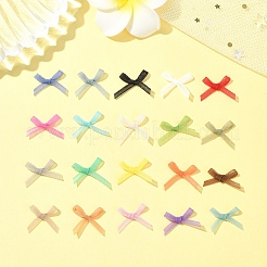 ナイロンコスチュームアクセサリー30個  蝶結び  チョコレート  19x21x2.5mm  30個/セット&nbsp;DIY-FS0008-19I