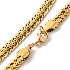 Ion Plating(IP) 304 Stainless Steel Snake Chain Necklaces&nbsp;NJEW-Q337-03A-G
