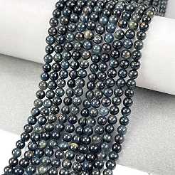 Natural Blue Tiger Eye(Dyed & Heated) Beads Strands&nbsp;G-M438-A04-01