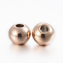 Ion Plating(IP) 304 Stainless Steel Beads&nbsp;LS-STAS-H394-06RG