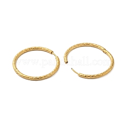 304 Stainless Steel Ring Earrings for Women&nbsp;EJEW-U020-12G