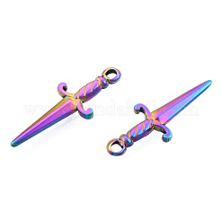 Ion Plating(IP) 201 Stainless Steel Pendants&nbsp;STAS-N098-246M