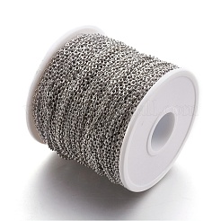 Tarnish Resistant 304 Stainless Steel Cable Chains&nbsp;CHS-R002-0.6mm