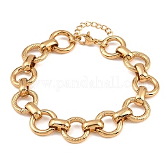 304 Stainless Steel Link Chain Bracelets for Women&nbsp;BJEW-Z154-01G