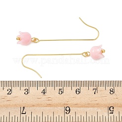 Electroplated 304 Stainless Steel Dangle Earrings&nbsp;EJEW-Z129-16G-02