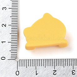 Cute Cat Eat Fish Opaque Resin Decoden Cabochons&nbsp;CRES-Q220-03C