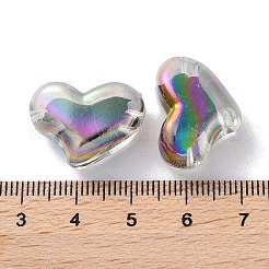 UV Plating Rainbow Iridescent Acrylic Beads&nbsp;OACR-H112-23A