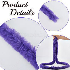 Faux Fur Chenille Stick Fabric Roll for Christmas Tree Decor or Wreath Bows Craft&nbsp;FIND-WH20003-95D