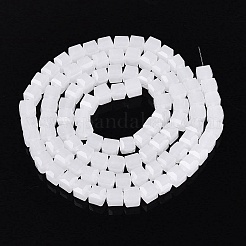 Imitation Jade Glass Beads Strands&nbsp;GLAA-R041-8x8mm-B01