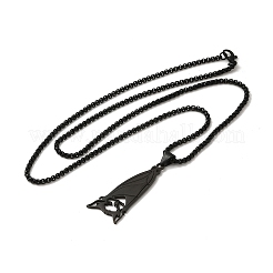 Bat Pendant Necklaces&nbsp;NJEW-C044-01EB