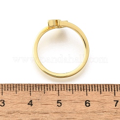 Brass Cuff Rings for Women&nbsp;RJEW-U044-I