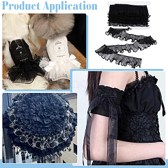 5 Yards Polyester Pleated Lace Trim&nbsp;OCOR-FG0003-36D