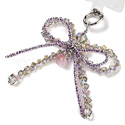 Alloy & Glass Beads Mobile Straps&nbsp;AJEW-H153-01P-01