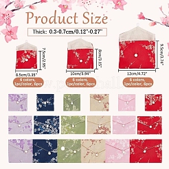18Pcs 18 Styles Chinese Style Floral Cloth Jewelry Storage Pouches&nbsp;AJEW-NB0005-75
